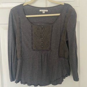 American Eagle Henley Tee